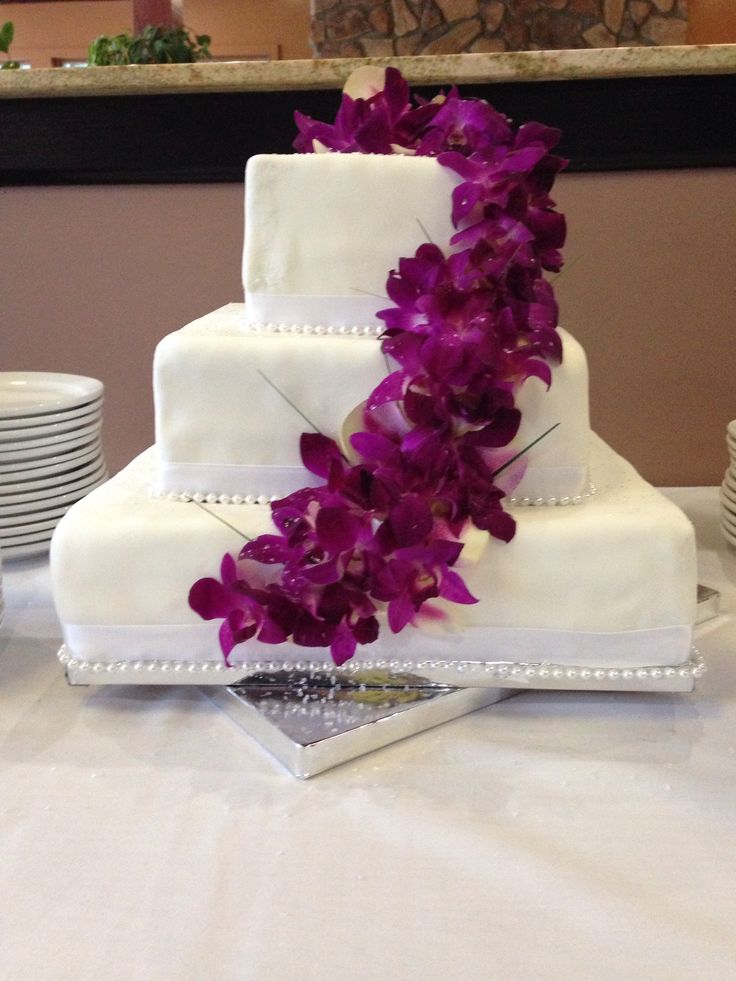 Hawaii Wedding Cake
