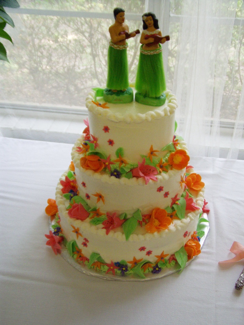 Hawaiian Wedding Cake Ideas