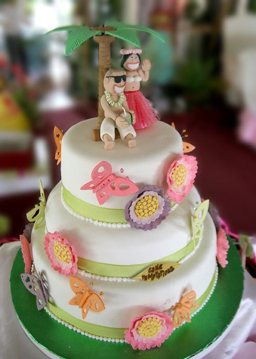 Hawaiian Wedding Cake Ideas