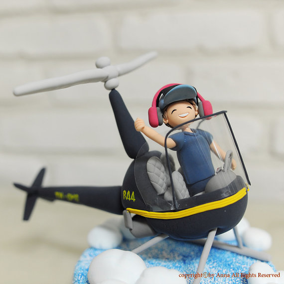 Helicopter Pilot Birthday Cakes