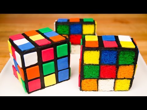 How to Make a Rubik's Cube Cake How to Make a Rubik's Cube Cake