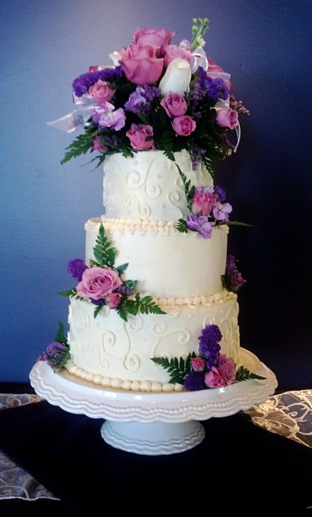 Italian Buttercream Wedding Cake