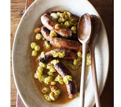 Italian Sausage Lidia Recipe with Grapes