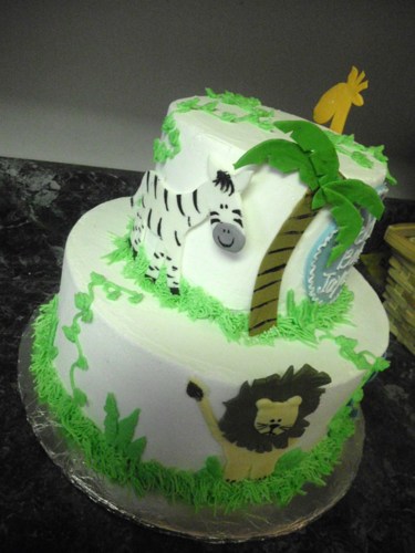 Jungle Animals Edible Cake Toppers