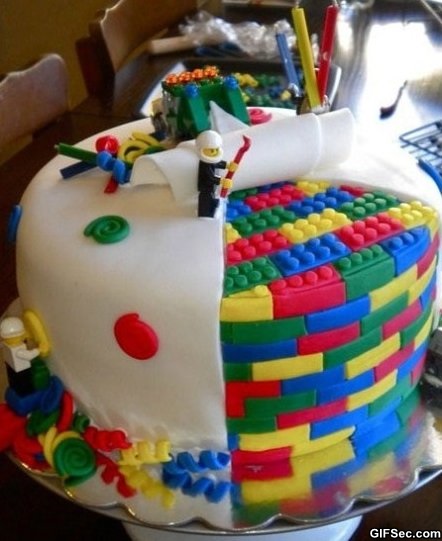 LEGO Birthday Cake