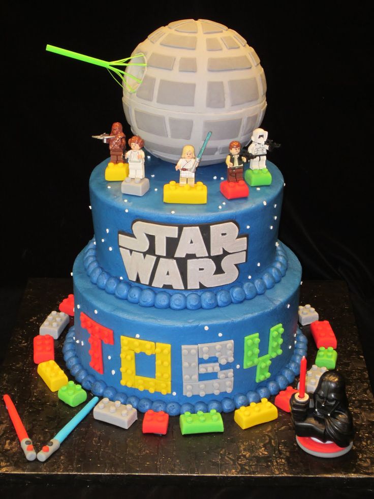 LEGO Star Wars Birthday Cake