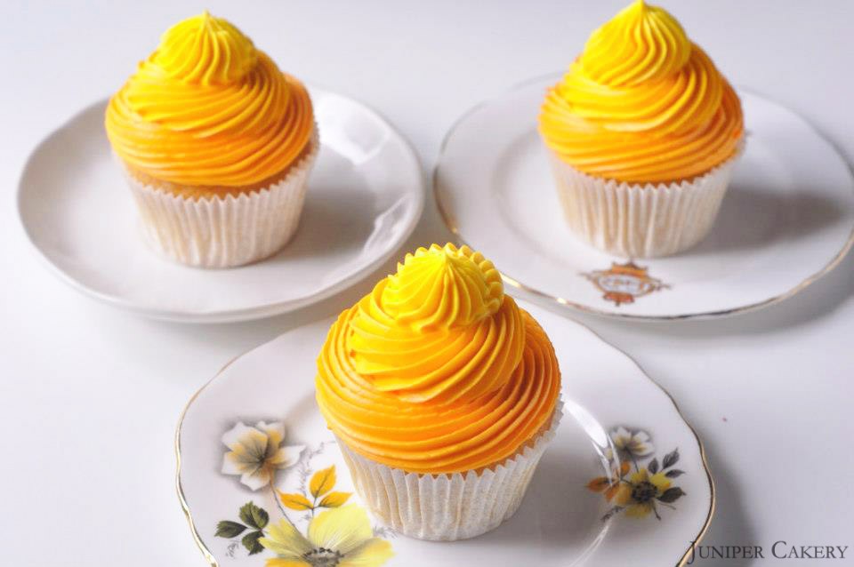 Lemon and Passion Fruit Cupcakes