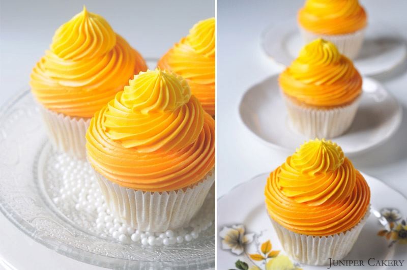 Lemon and Passion Fruit Cupcakes