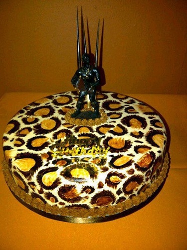 Leopard Print Birthday Cake Leopard Print Birthday Cake