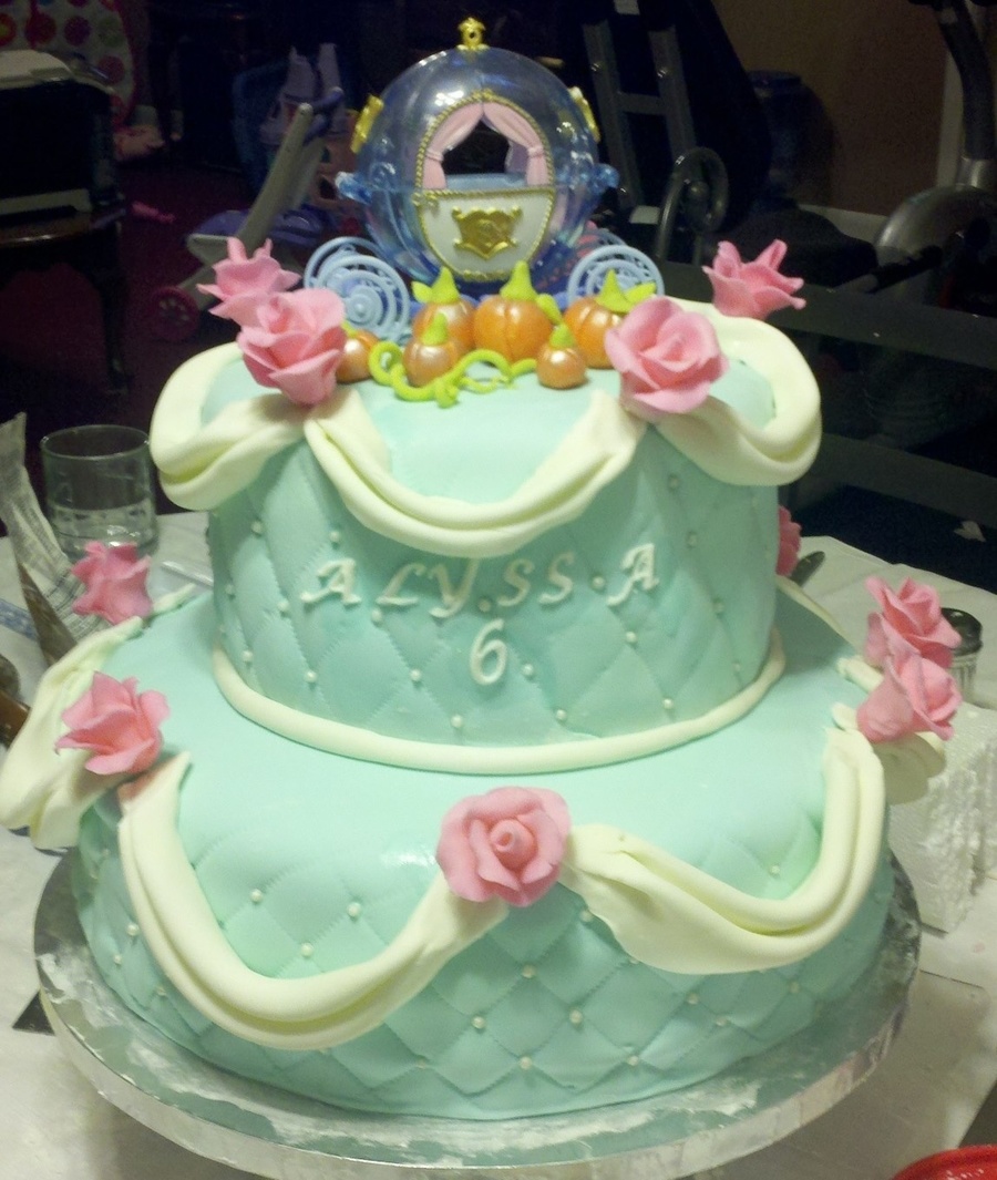 Little Girl 6th Birthday Cake