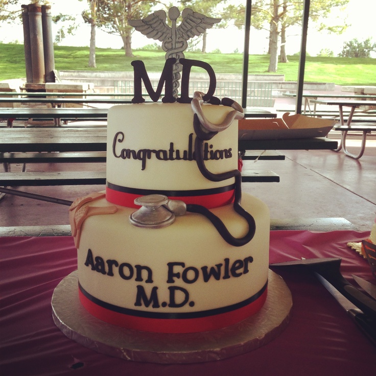 Medical School Graduation Cake