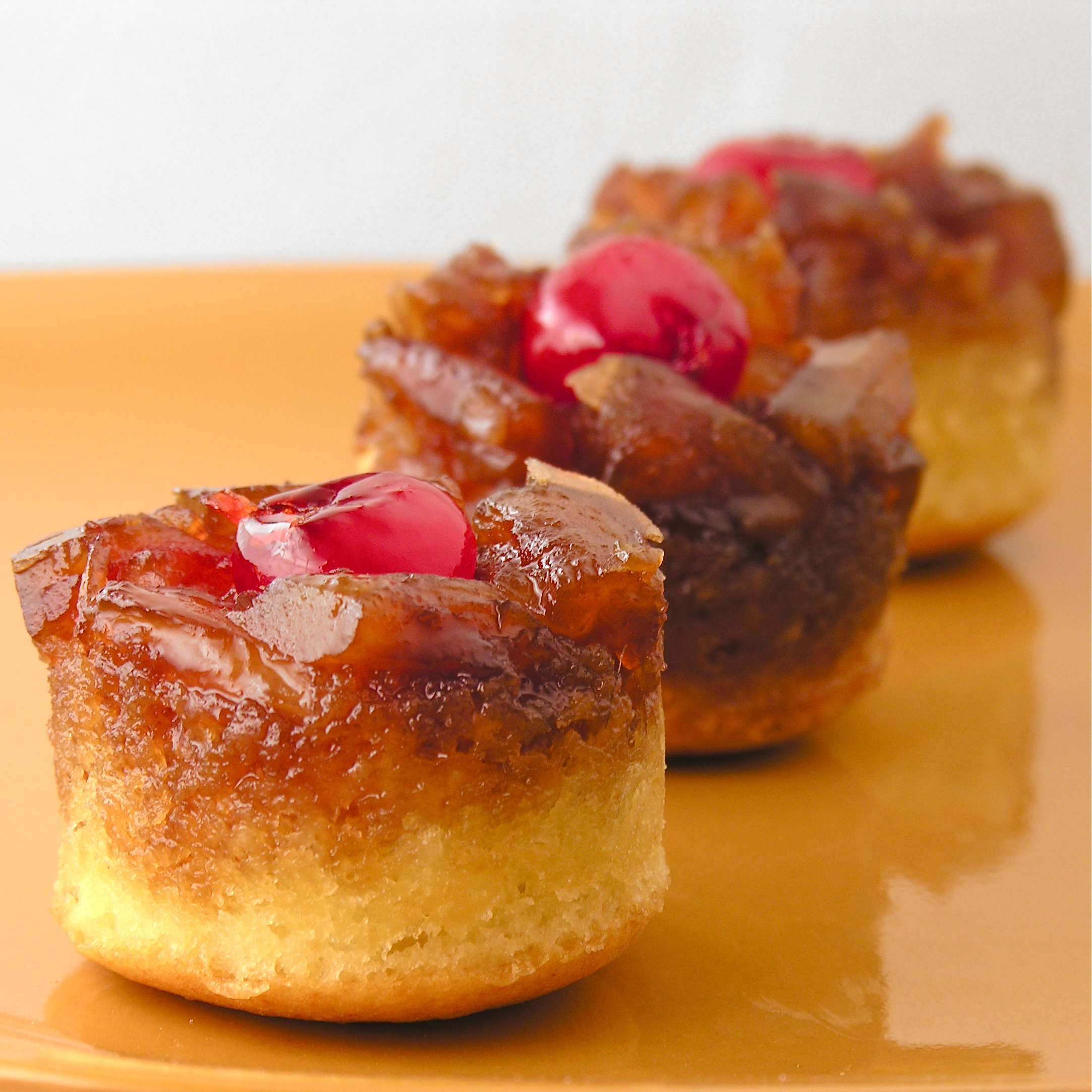 Mini Pineapple Upside Down Cakes