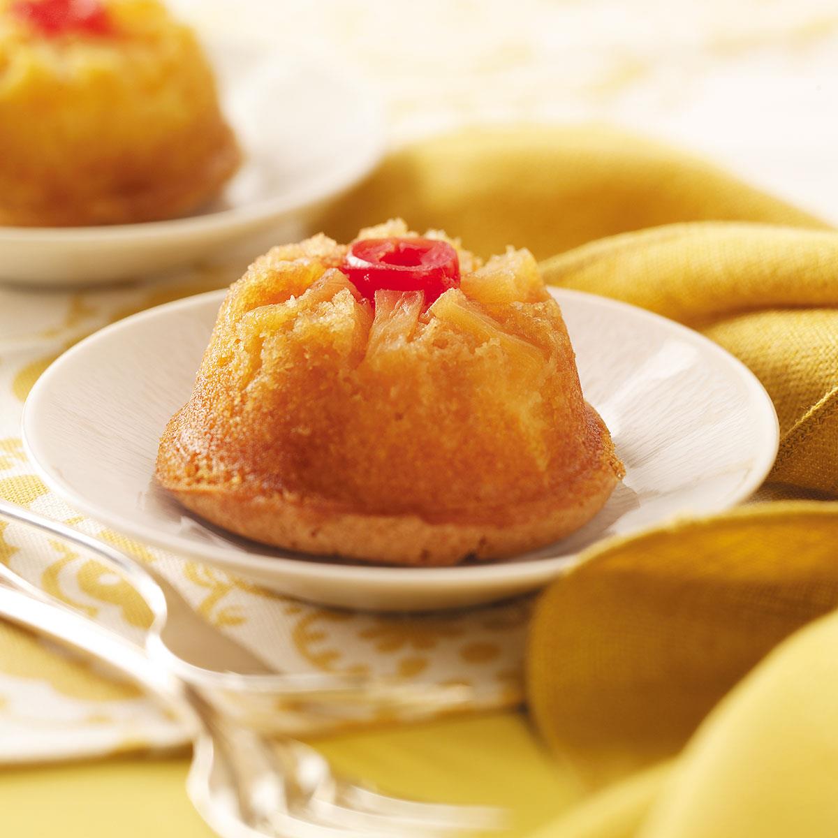 Mini Pineapple Upside Down Cakes