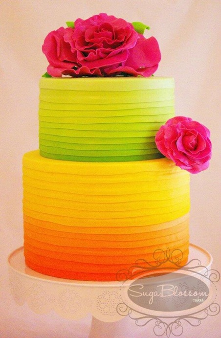 Neon Wedding Cake Neon Wedding Cake