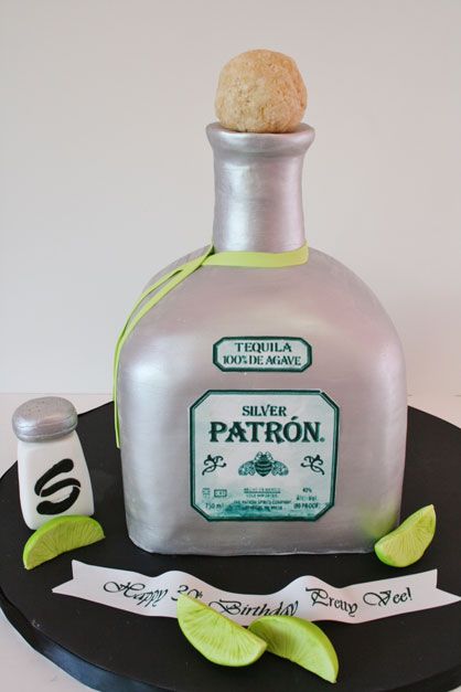Patron Bottle Cake