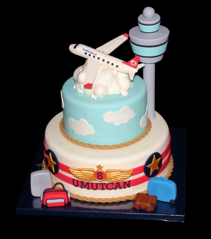 Pilot Birthday Cake