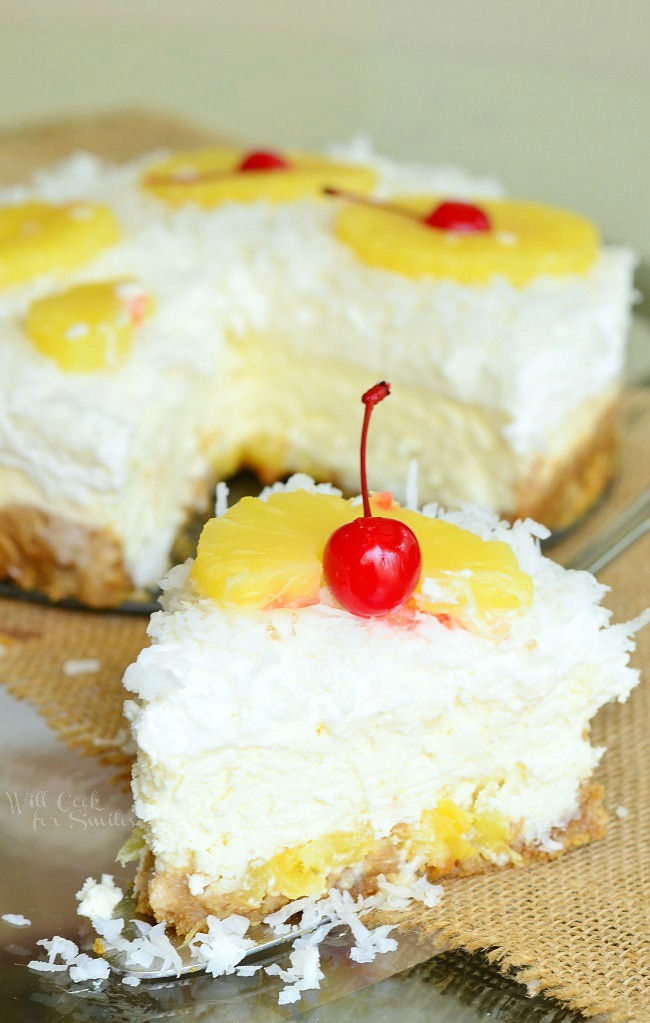 Pina Colada Cheesecake Pina Colada Cheesecake