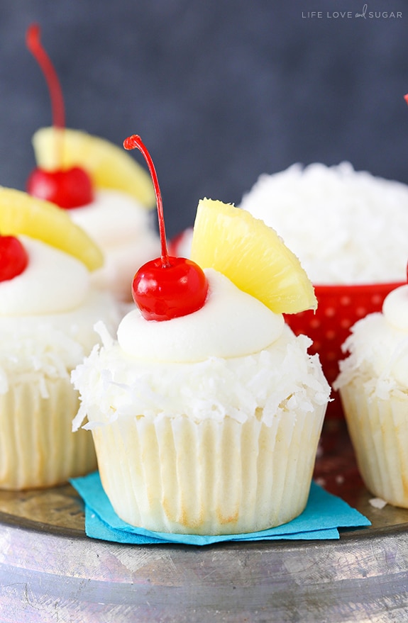 Pina Colada Cupcakes