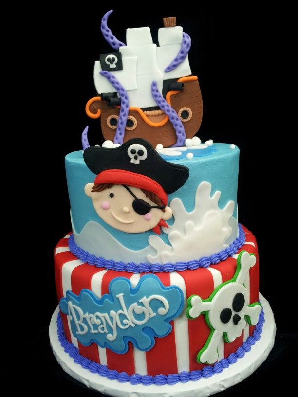 10 Photos of Pirate Themed Birthday Cakes Pinterest