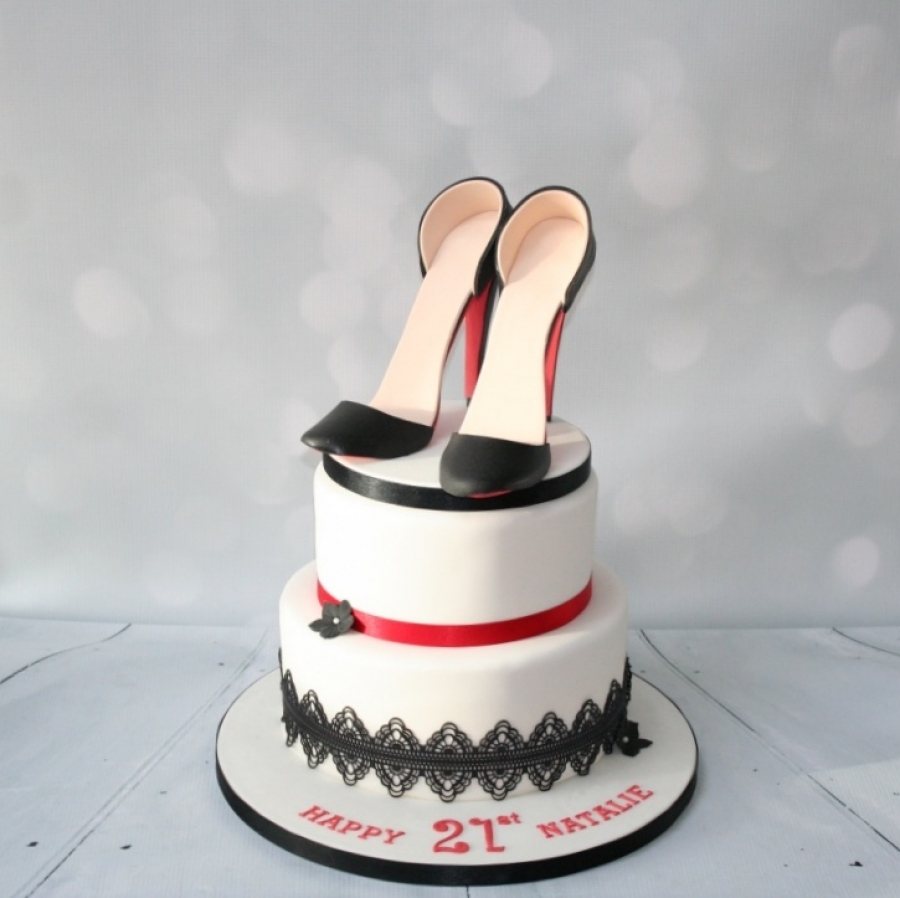 6 Photos of Shoe Tier Cakes 6 Photos of Shoe Tier Cakes