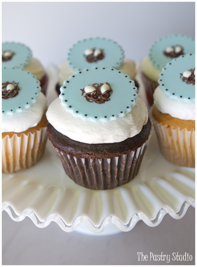 Robin Egg Blue Cupcakes