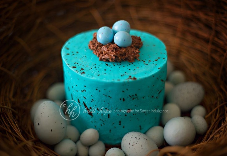 Robin's Egg Easter Cake