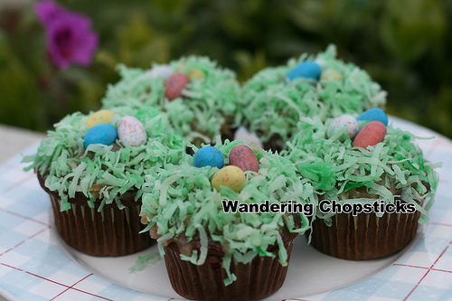 Robins Eggs Easter Cupcakes