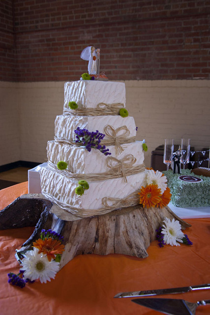 Rustic Buttercream Wedding Cake