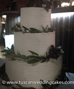 Rustic Buttercream Wedding Cake