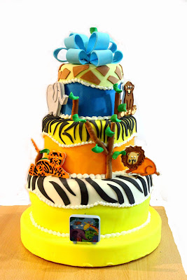 Safari Fondant Cake Safari Fondant Cake