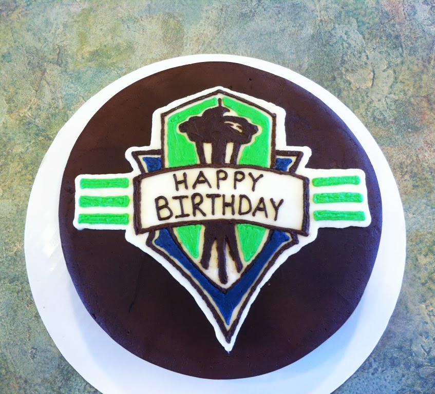 Seattle Sounders Birthday Cake