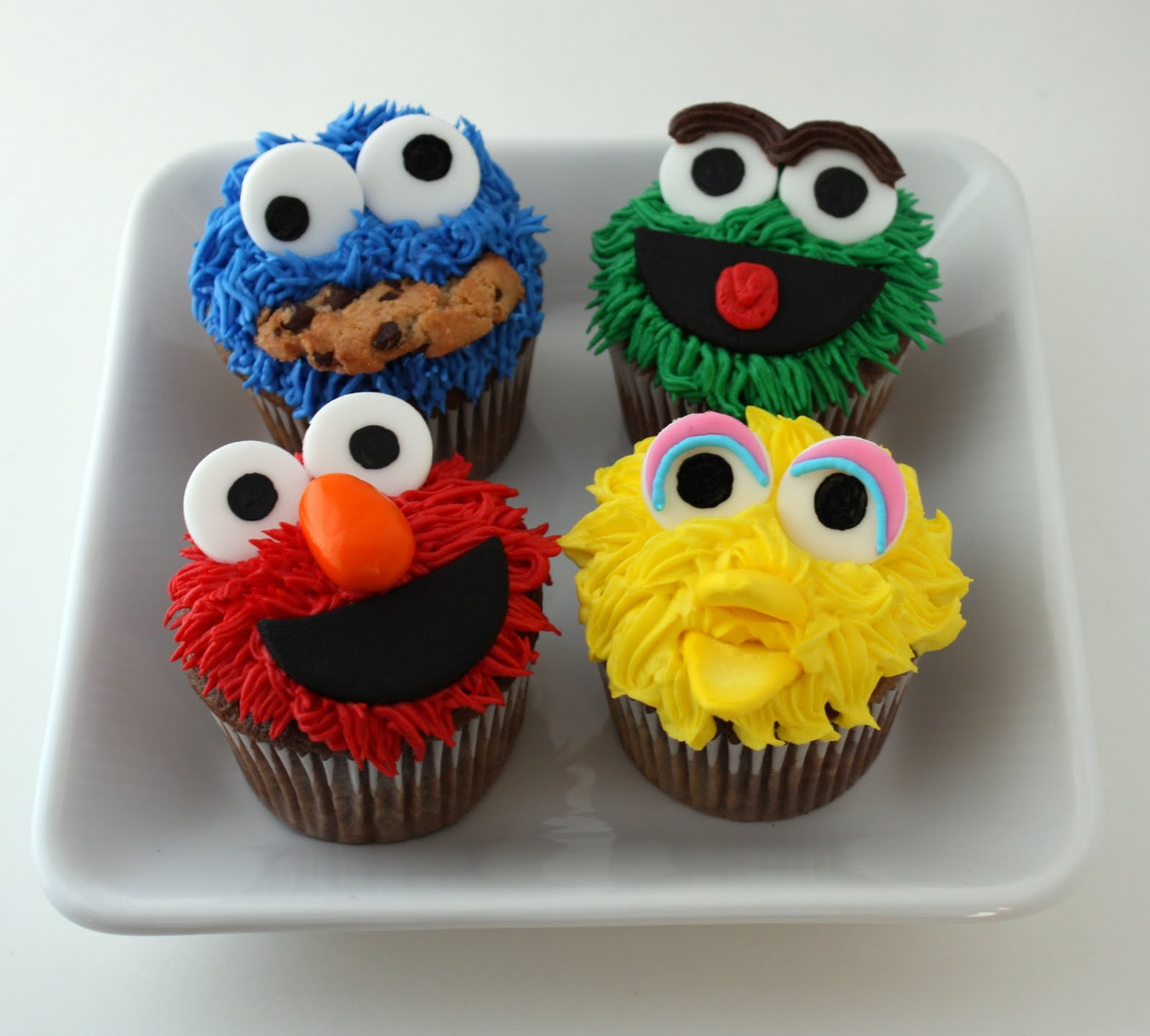 11 Photos of Do It Your Self Made Elmo Cupcakes 11 Photos of Do It Your Self Made Elmo Cupcakes