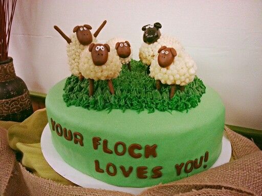 Sheep Cake Pastor Appreciation