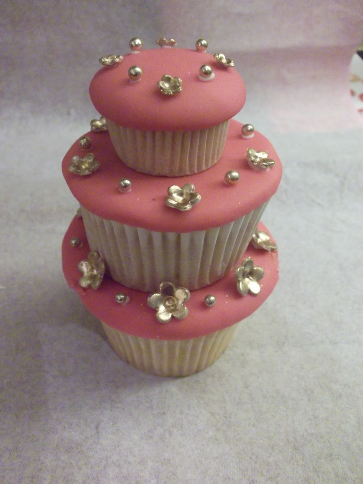 Stacked Cupcake Cake