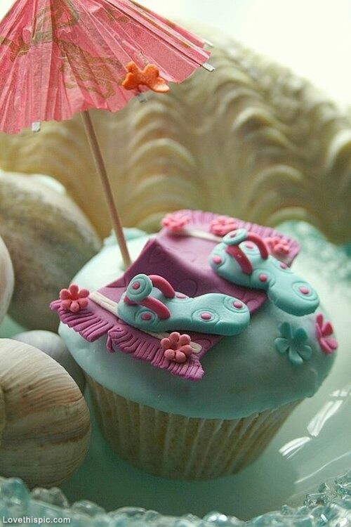 Summer Beach Cupcakes Summer Beach Cupcakes