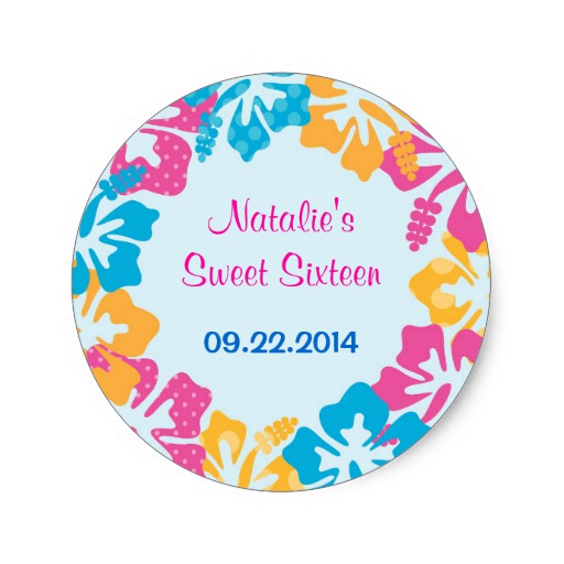 Sweet 16 Luau Party Favors Sweet 16 Luau Party Favors