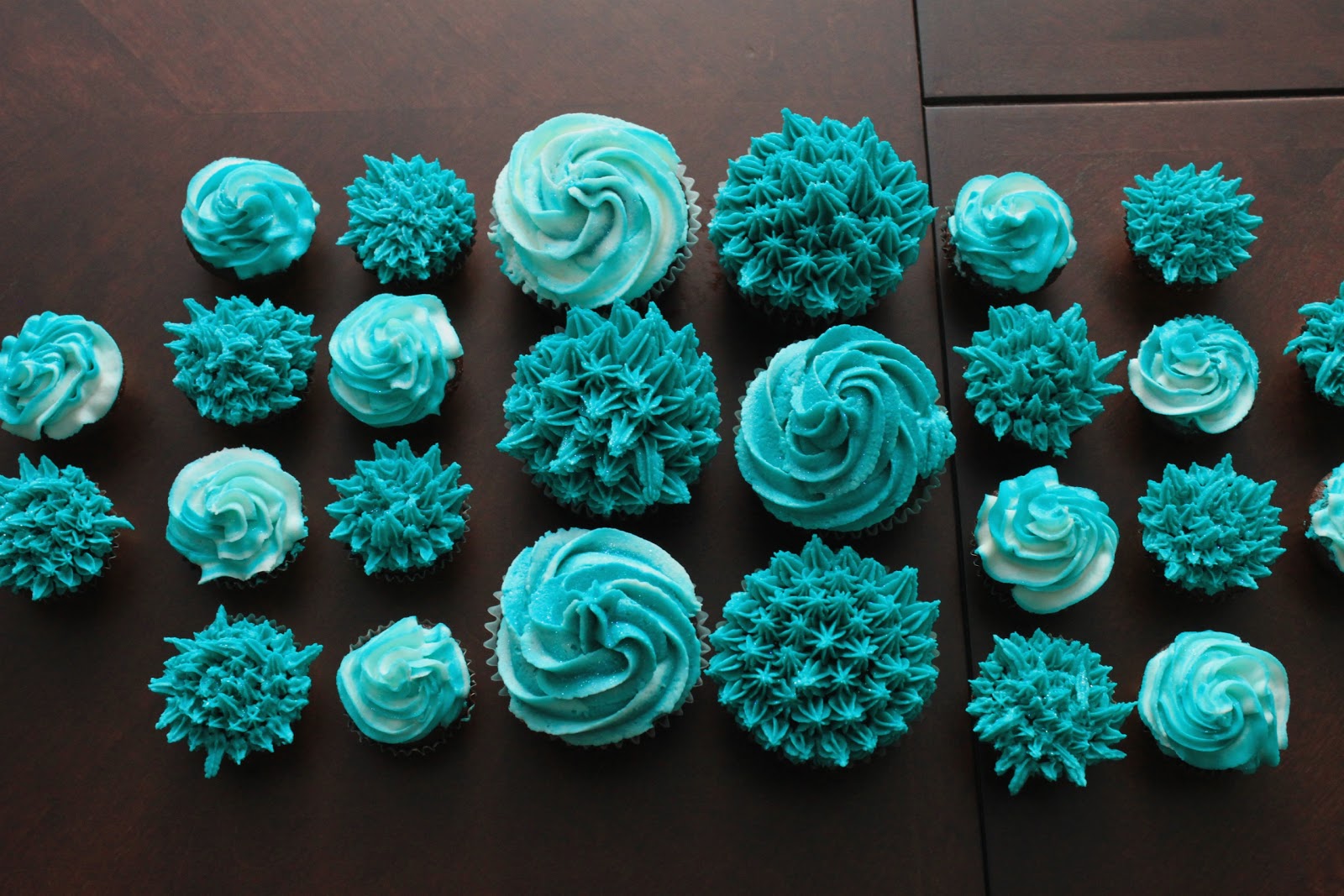 11 Photos of Teal Cupcake Cakes 11 Photos of Teal Cupcake Cakes
