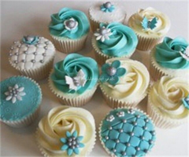 Teal Cupcakes Teal Cupcakes