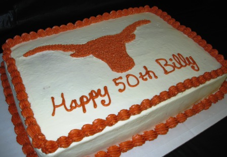 Texas Longhorn Birthday Cake