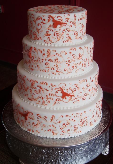 Texas Longhorns Wedding Cake