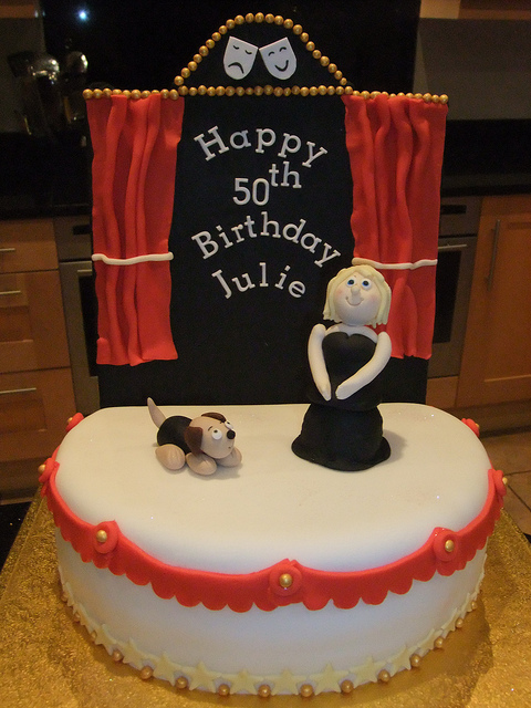 Theater Stage Birthday Cake