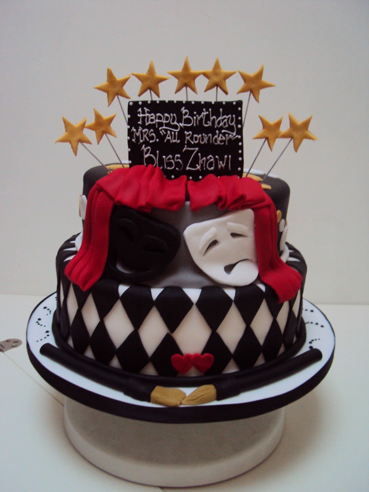 Theatre Themed Birthday Cake