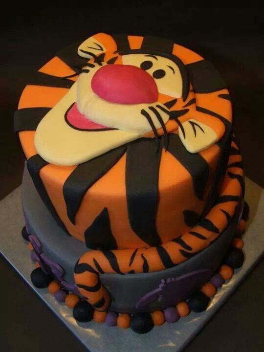 Tigger Birthday Cake