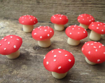 Toadstool Mushroom Cake Pops