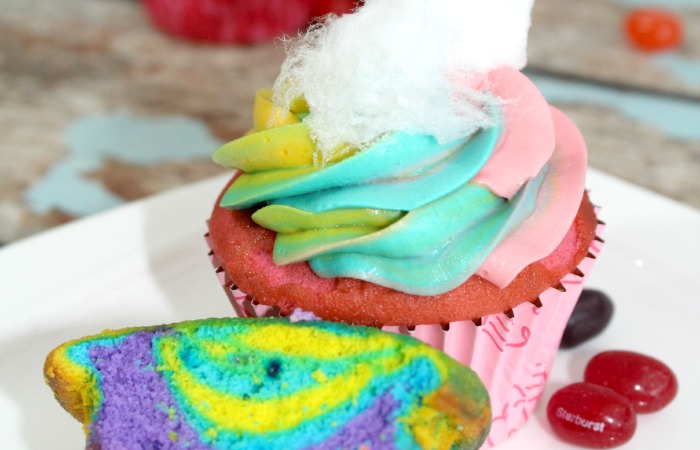 Unicorn Poop Cupcakes