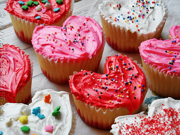 Valentine Cupcake Heart