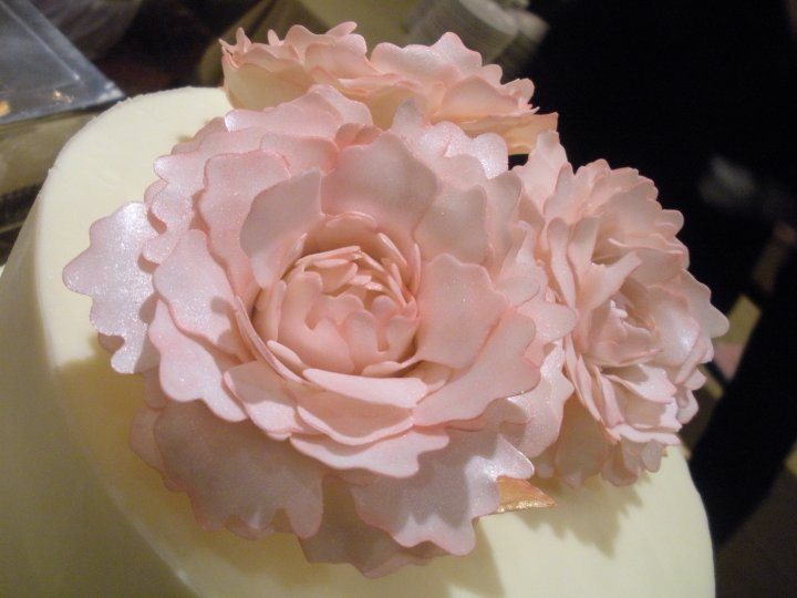 Wedding Cake Gum Paste Flowers