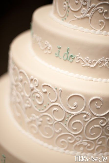 Wedding Cakes with Scroll Designs