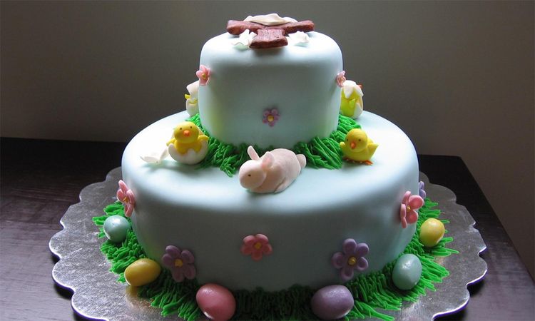 2-Tier Easter Cake