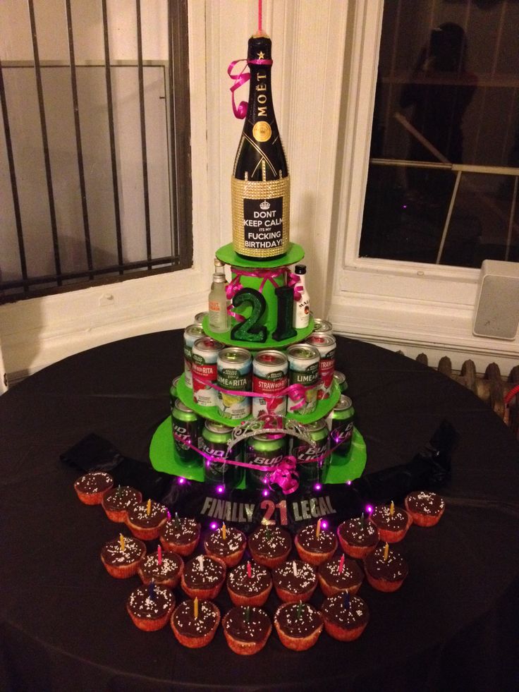 21st Birthday Cakes with Alcohol 21st Birthday Cakes with Alcohol